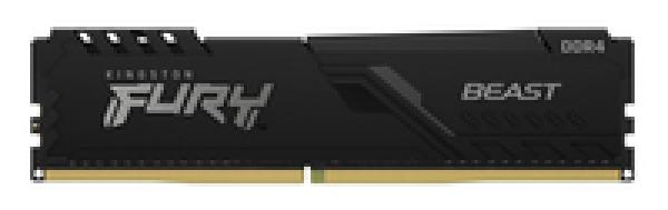 Kingston FURY Beast 16GB 3200MT/s DDR4 CL16 DIMM Black - 16 GB - 1 x 16 GB - DDR4 - 288-pin DIMM