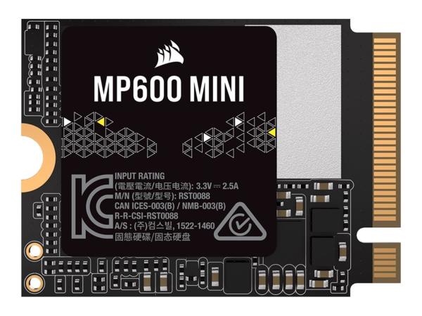 Corsair MP600 Mini - SSD - 2 TB - intern - M.2 2230 - PCIe 4.0 x4 (NVMe)