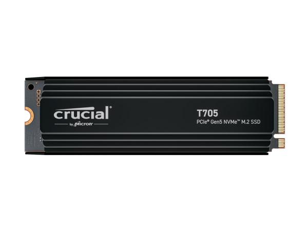 Crucial T705 - SSD - verschlüsselt - 2 TB - intern - M.2 2280 - PCI Express 5.0 (NVMe)