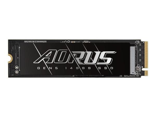 Gigabyte AORUS Gen5 14000 - SSD - 1 TB - intern - M.2 2280 - PCI Express 5.0 x4 (NVMe)