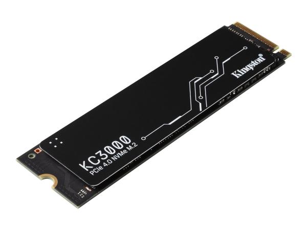 Kingston KC3000 - SSD - 4096 GB - intern - M.2 2280 - PCIe 4.0 (NVMe)