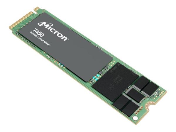 Micron 7450 PRO - SSD - Enterprise - 480 GB - intern - M.2 2280 - PCIe 4.0 (NVMe)
