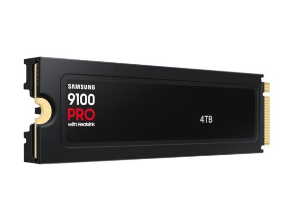 Samsung 9100 PRO MZ-VAP4T0 - SSD - verschlüsselt - 4 TB - mit Kühlkörper - intern - M.2 2280 - PCI Express 