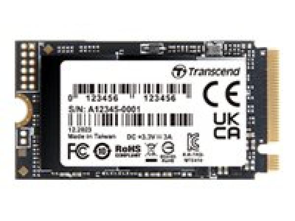 Transcend MTE410S - SSD - 256 GB - intern - M.2 2242 - PCIe 4.0 x4 (NVMe)