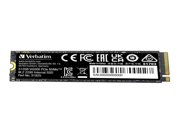 Verbatim Vi5000 - SSD - 512 GB - intern - M.2 2280