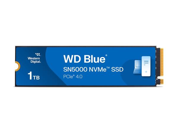 WD Blue SN5000 WDS100T4B0E - SSD - 1 TB - intern - M.2 2280 - PCIe 4.0 x4 (NVMe)