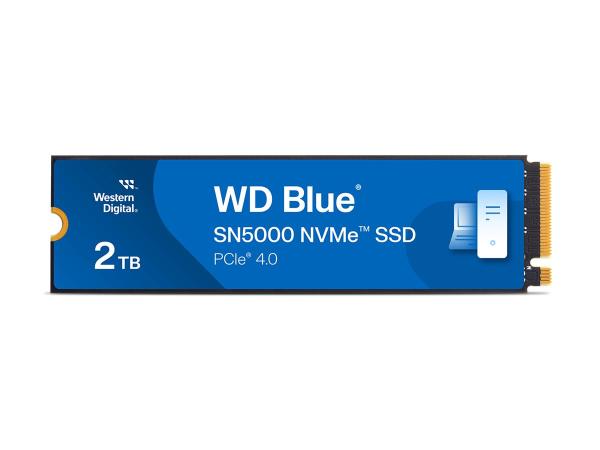 WD Blue SN5000 WDS200T4B0E-00CNZ0 - SSD - 2 TB - intern - M.2 2280 - PCIe 4.0 x4 (NVMe)