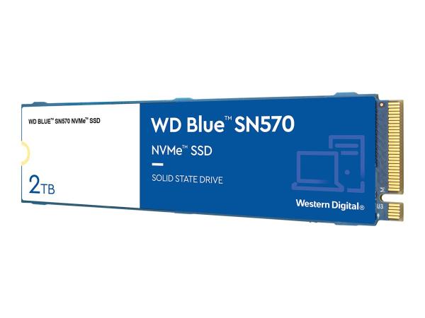 WD Blue SN570 NVMe SSD WDS200T3B0C - SSD - 2 TB - intern - M.2 2280 - PCIe 3.0 x4 (NVMe)