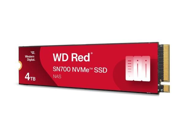 WD Red SN700 WDS400T1R0C-68BDK0 - SSD - 4 TB - intern - M.2 2280 - PCIe 3.0 x4 (NVMe)