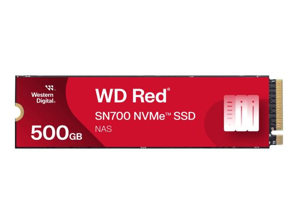 WD Red SN700 WDS500G1R0C - SSD - 500 GB - intern - M.2 2280 - PCIe 3.0 x4 (NVMe)