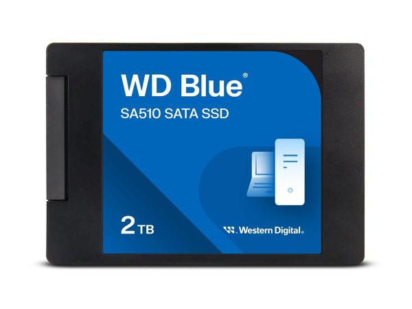 WD Blue SA510 WDS200T3B0A-00C7K0 - SSD - 2 TB - intern - 2.5" (6.4 cm)