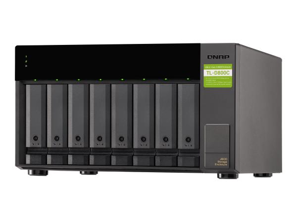 QNAP TL-D800C - Festplatten-Array - 8 Schächte (SATA-600)