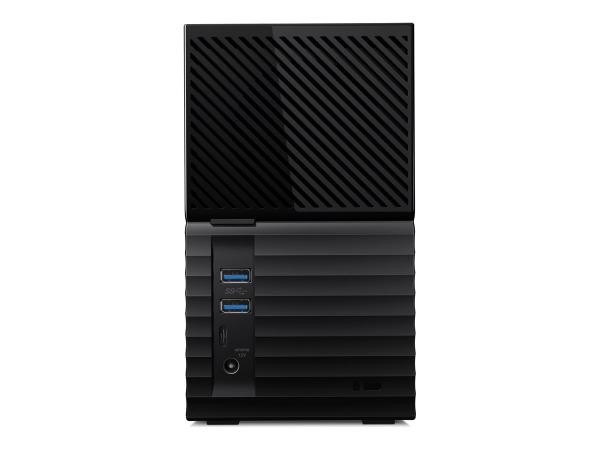 WD My Book Duo WDBFBE0440JBK - Festplatte - verschlüsselt - 44 TB - extern (Stationär)