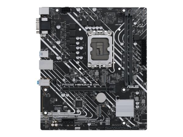 ASUS PRIME H610M-E D4-CSM - Motherboard - micro ATX - LGA1700-Sockel - H610 Chipsatz - USB 3.2 Gen 2, USB 3.2 