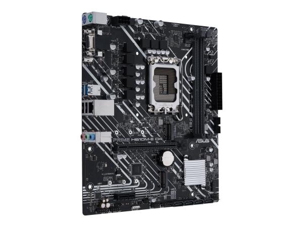 ASUS PRIME H610M-E D4-CSM - Motherboard - micro ATX - LGA1700-Sockel - H610 Chipsatz - USB 3.2 Gen 2, USB 3.2 