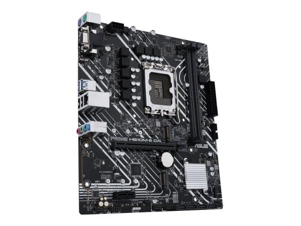 ASUS PRIME H610M-E D4-CSM - Motherboard - micro ATX - LGA1700-Sockel - H610 Chipsatz - USB 3.2 Gen 2, USB 3.2 