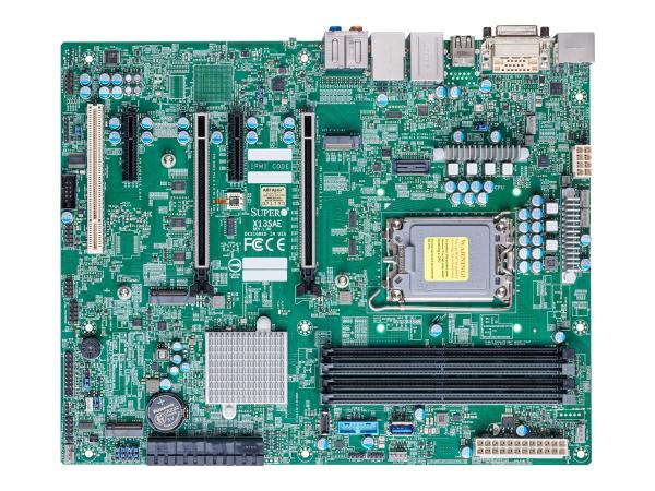 Supermicro X13SAE - Motherboard - ATX - LGA1700-Sockel - W680 Chipsatz - USB 3.2 Gen 1, USB 3.2 Gen 2, USB-C G