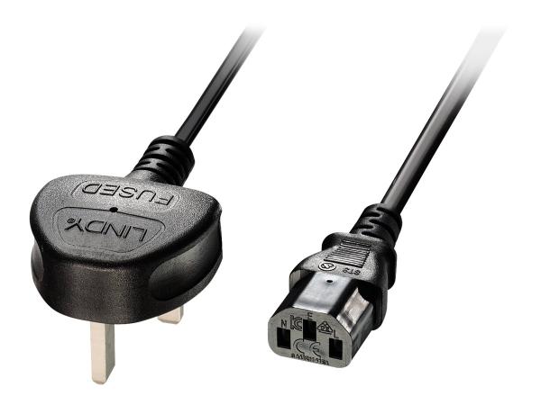 Lindy Stromkabel - BS 1363A (M) bis IEC 60320 C13