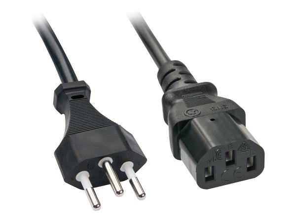 Lindy Stromkabel - power IEC 60320 C13 zu Schweiz, 3-polig (M)