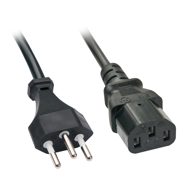 Lindy Stromkabel - power IEC 60320 C13 zu Schweiz, 3-polig (M)