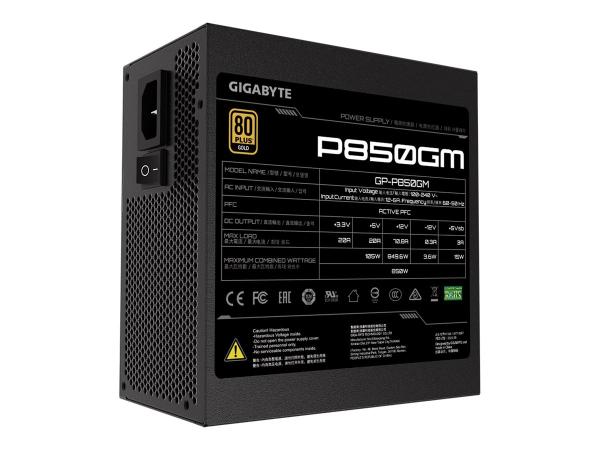Gigabyte P850GM - Netzteil (intern) - ATX12V 2.31