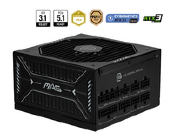 MSI Netzteil MAG A850GLS PCIE5 - PC-/Server Netzteil - ATX