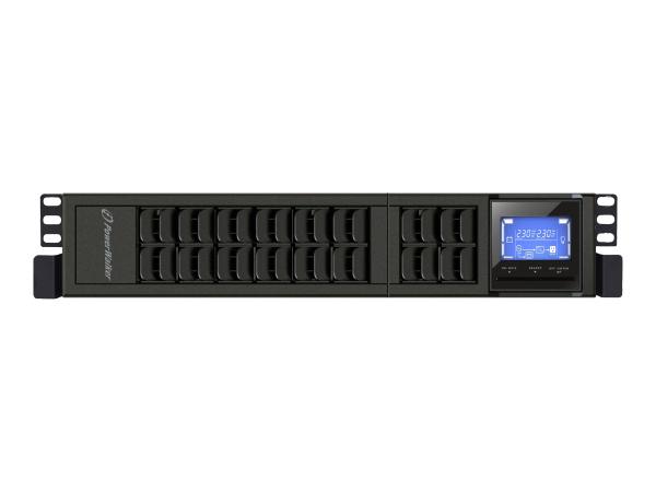 BlueWalker PowerWalker VFI 2000CRM LCD - USV (in Rack montierbar/extern) - 1600 Watt - 2000 VA - 9 Ah - RS-232