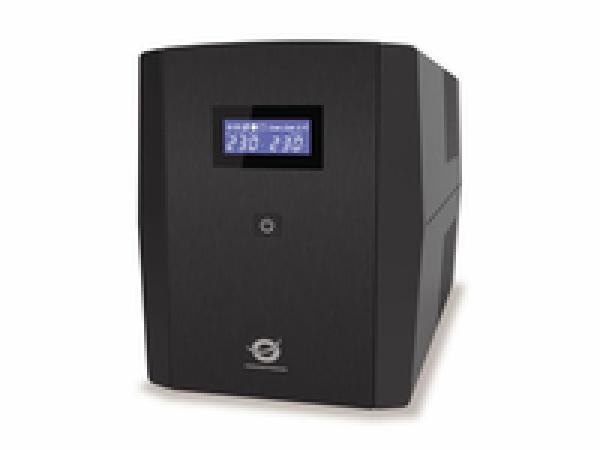 Conceptronic ZEUS USV Schuko IEC Start/LAN sw - (Offline-) USV - 480 min