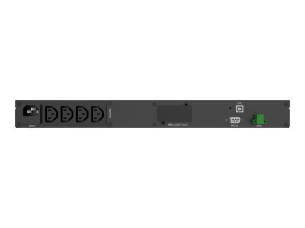 PowerWalker VI 750 R1U - USV (Rack - einbaufähig) - AC 165-290 V - 450 Watt - 750 VA - 9 Ah - RS-232, USB - A