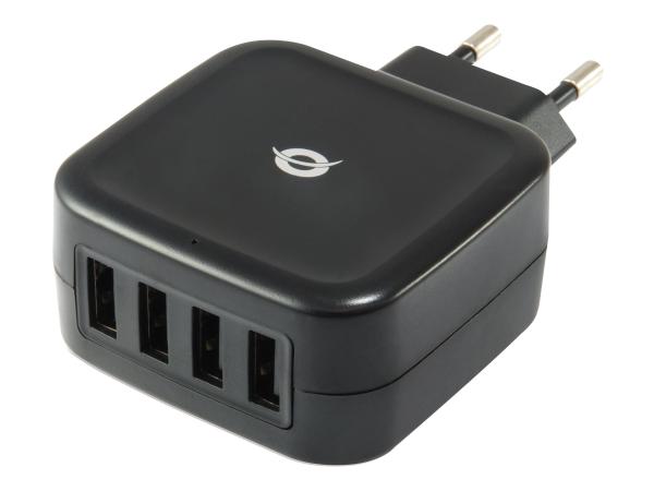 Conceptronic ALTHEA - Netzteil - 25 Watt - 5 A - 4 Ausgabeanschlussstellen (USB)
