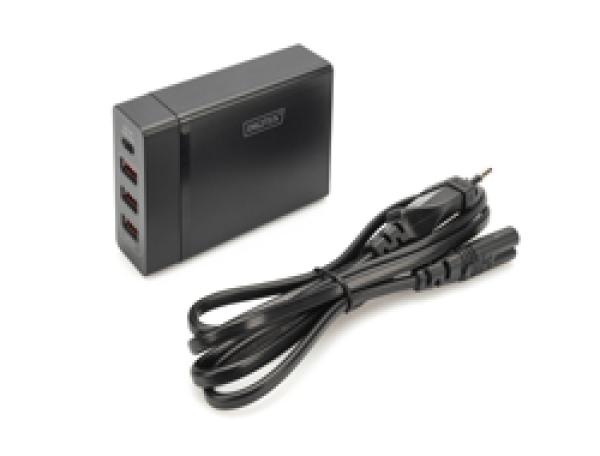 DIGITUS 4-Port Universal USB-Ladeadapter, USB Type-C
