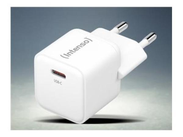 Intenso W30C - Netzteil - GaN - 30 Watt - 3 A - PD 3.0, QC 4.0, PD/PPS (24 pin USB-C)