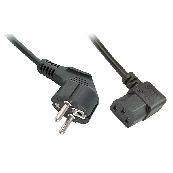 Lindy Stromkabel - CEE 7/7 (M) bis IEC 60320 C13 gewinkelt
