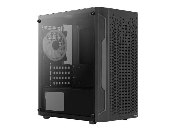 AEROCOOL ADVANCED TECHNOLOGIES AeroCool Trinity Mini-G-BK-V2 - MT - micro ATX - Seitenteil mit Fenster (gehär