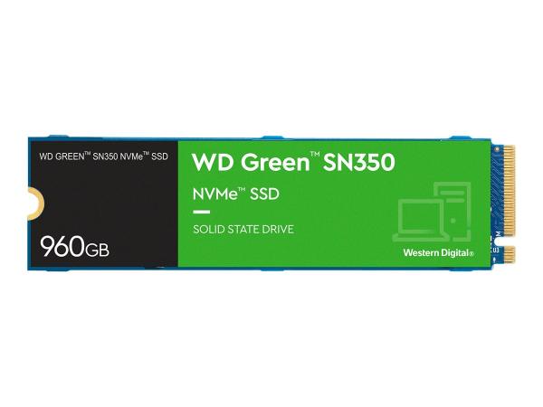 WD Green SN350 NVMe SSD WDS960G2G0C - SSD - 960 GB - intern - M.2 2280 - PCIe 3.0 x4 (NVMe)