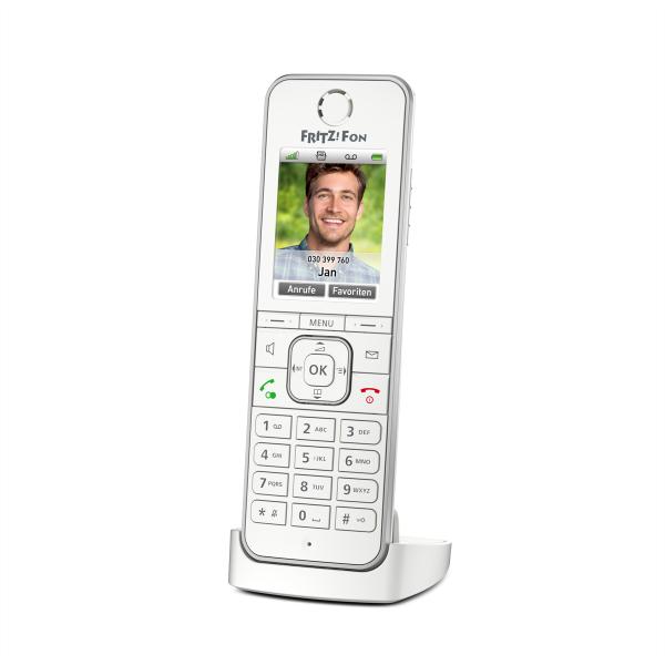 FRITZ! AVM FRITZ!Fon C6 - Schnurloses VoIP-Telefon - mit Internetradio mit Rufnummernanzeige