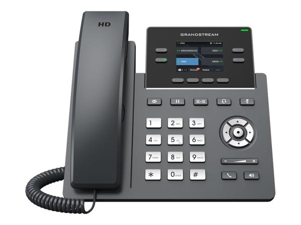 Grandstream GRP2612G - VoIP-Telefon mit Rufnummernanzeige/Anklopffunktion