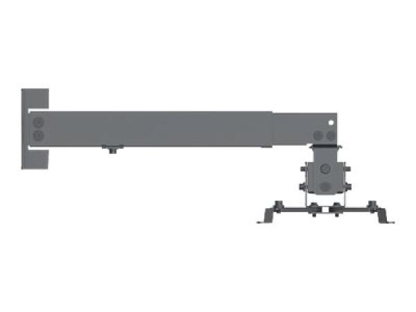 Manhattan Projector Mount, Ceiling or Wall, Tilt & Swivel, Height Range: 43-65cm, Max 20kg, Black, Lifetime Wa