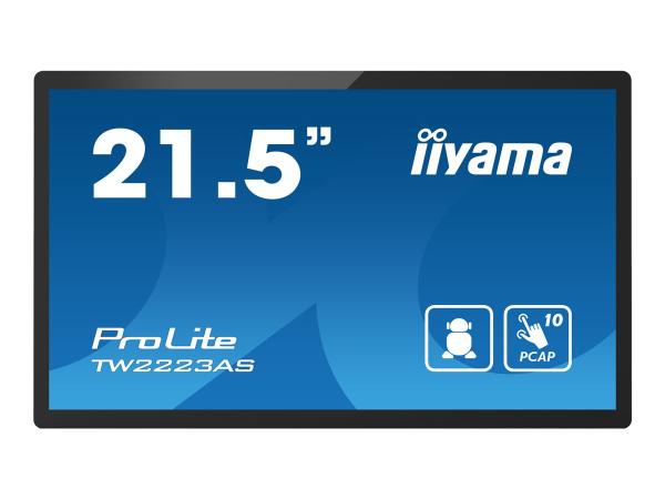 Iiyama ProLite TW2223AS-B2 - Android-PC - Touchpanel-PC - 1 RK3399 / 1.8 GHz - RAM 4 GB - SSD - eMMC 32 GB - C
