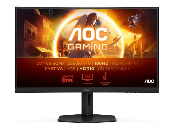 AOC Gaming CQ27G4X - G4 Series - LED-Monitor - Gaming - gebogen - 68.58 cm (27")