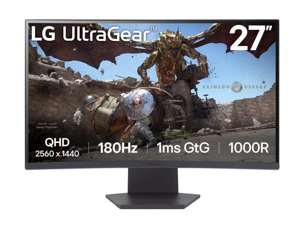 LG UltraGear 27GS60QX-B - LED-Monitor - Gaming - gebogen - 68.4 cm (27")