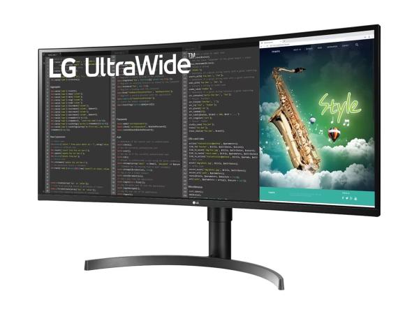 LG UltraWide 35WN75CP-B - LED-Monitor - gebogen - 88.9 cm (35")
