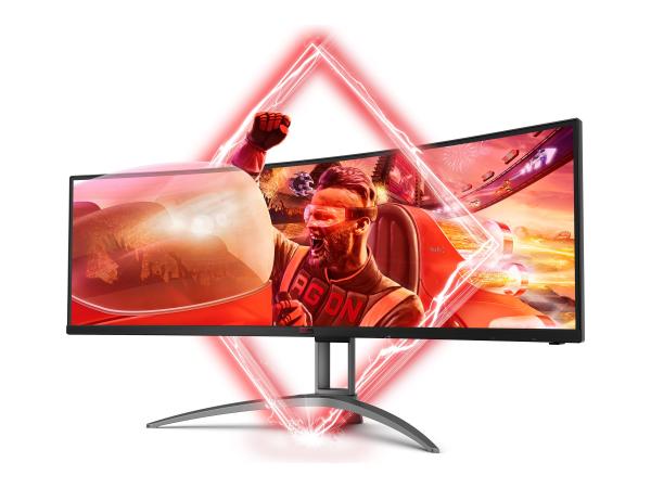 AOC Gaming AG493UCX2 - AGON Series - LED-Monitor - Gaming - gebogen - 124.5 cm (49")
