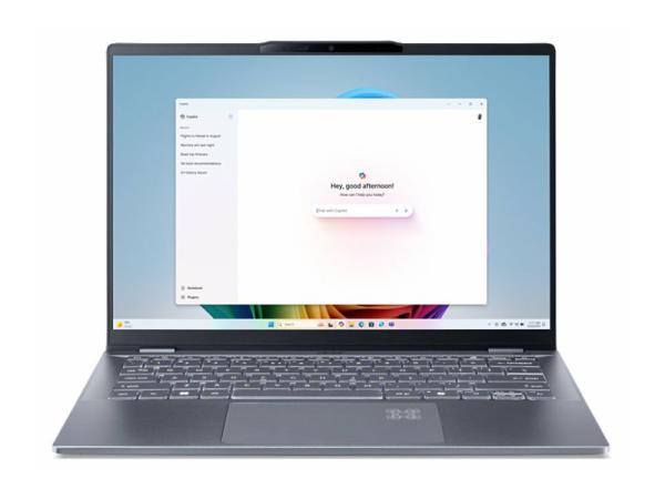 Acer Swift 14 AI SF14-51 - 180°-Scharnierdesign - Intel Core Ultra 7 256V / 2.2 GHz - Evo - Win 11 Home - Int