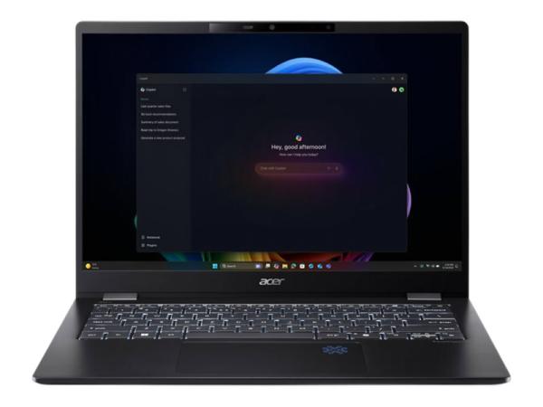 Acer TravelMate P6 14 AI TMP614-54-TCO - 180°-Scharnierdesign - Intel Core Ultra 5 226V / 2.1 GHz - Intel Evo