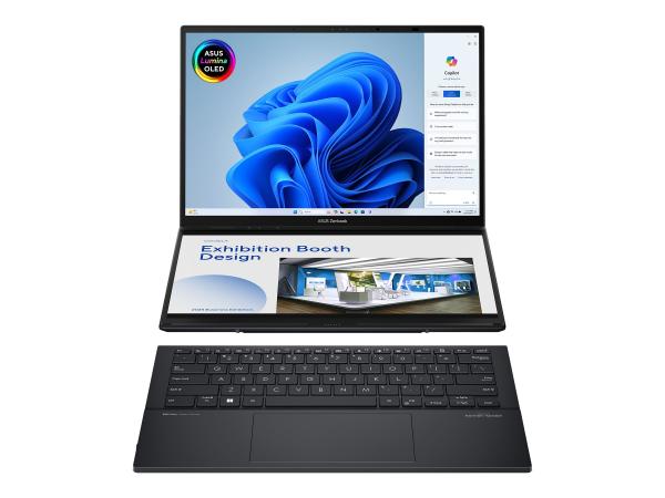 ASUS ZenBook Duo UX8406CA-PZ195X - Tablet - mit abnehmbarer Tastatur - Intel Core Ultra 9 285H / 2.9 GHz - Win