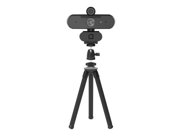 Dicota Webcam PRO Plus 4K - Webcam - Farbe - 3840 x 2160