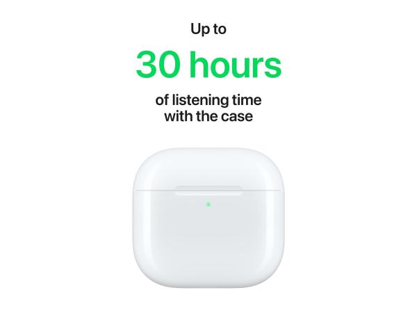 Apple AirPods 4 - True Wireless-Kopfhörer mit Mikrofon