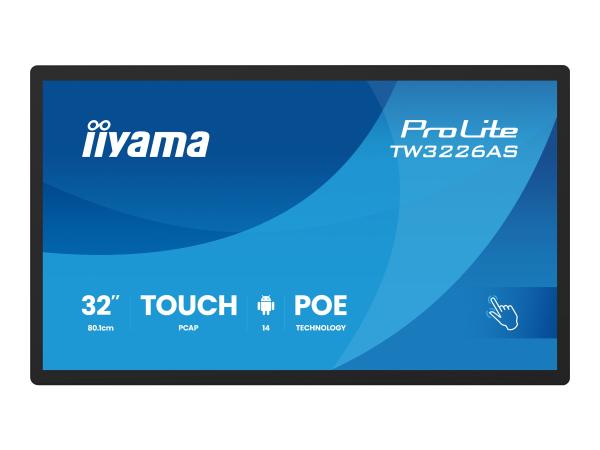 Iiyama ProLite TW3226AS-B3P - Android-PC - Touchpanel-PC - 1 RK3576 - RAM 4 GB - SSD - eMMC 32 GB - Mali-G52 M