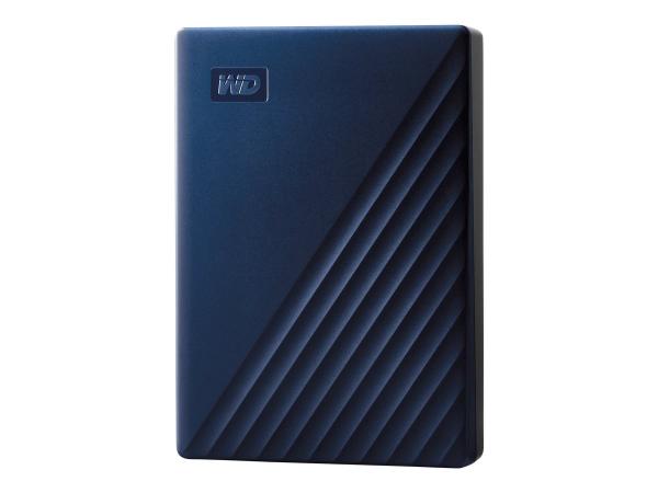 WD My Passport for Mac WDBA2F0040BBL - Festplatte - verschlüsselt - 4 TB - extern (tragbar)